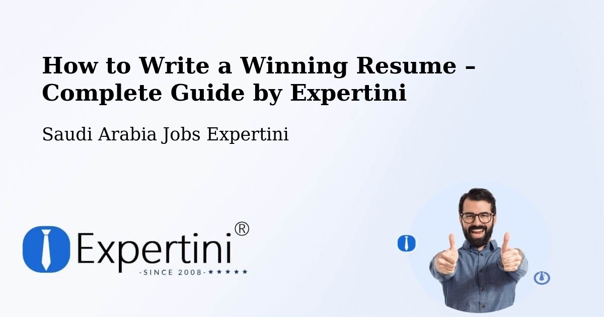Resume Writing Guide for Job Seekers – Al Bardiyah - Al Bardiyah, Saudi Arabia Jobs Expertini